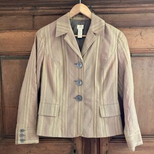 J Jill light weight casual blazer, EUC sz 6